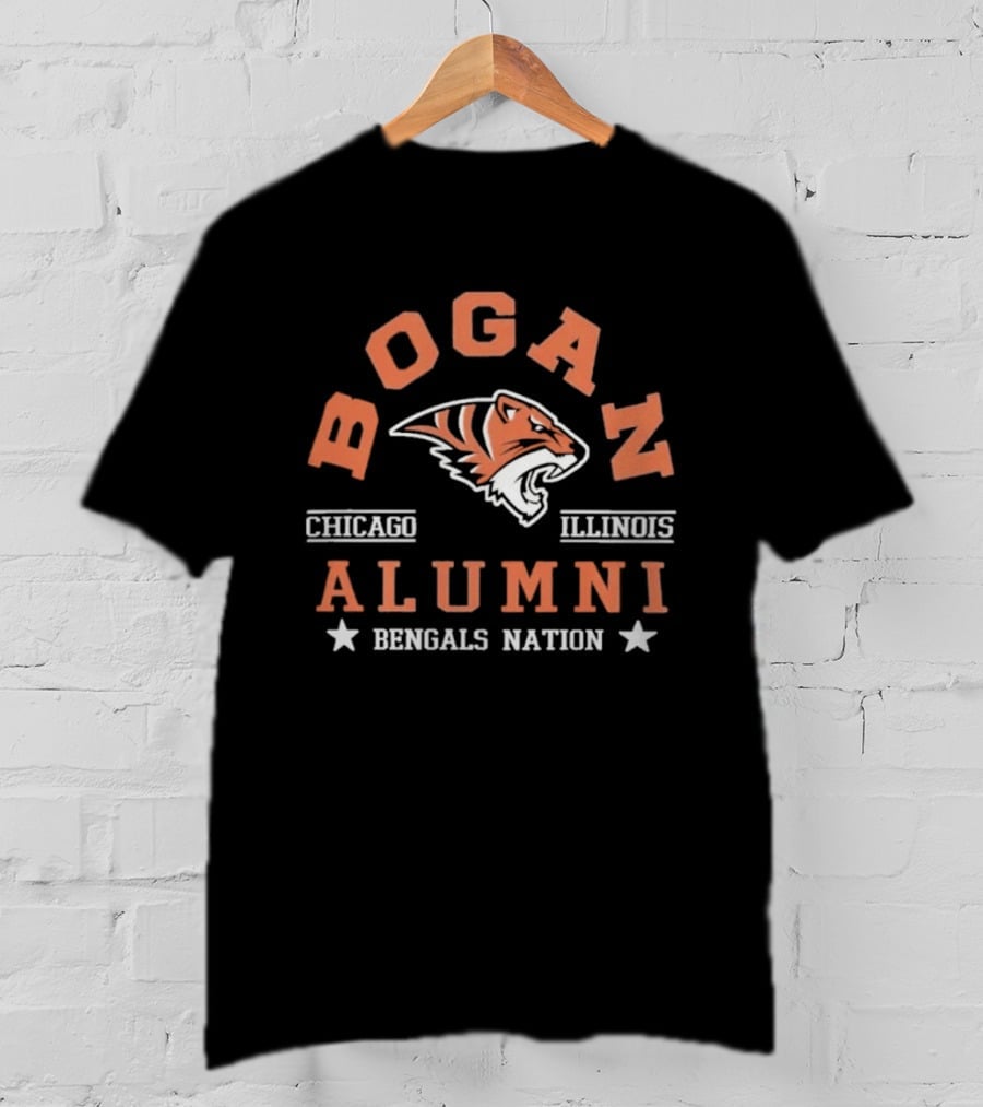 Bogan Chicago Illinois Alumni Bengals Nation T-Shirt