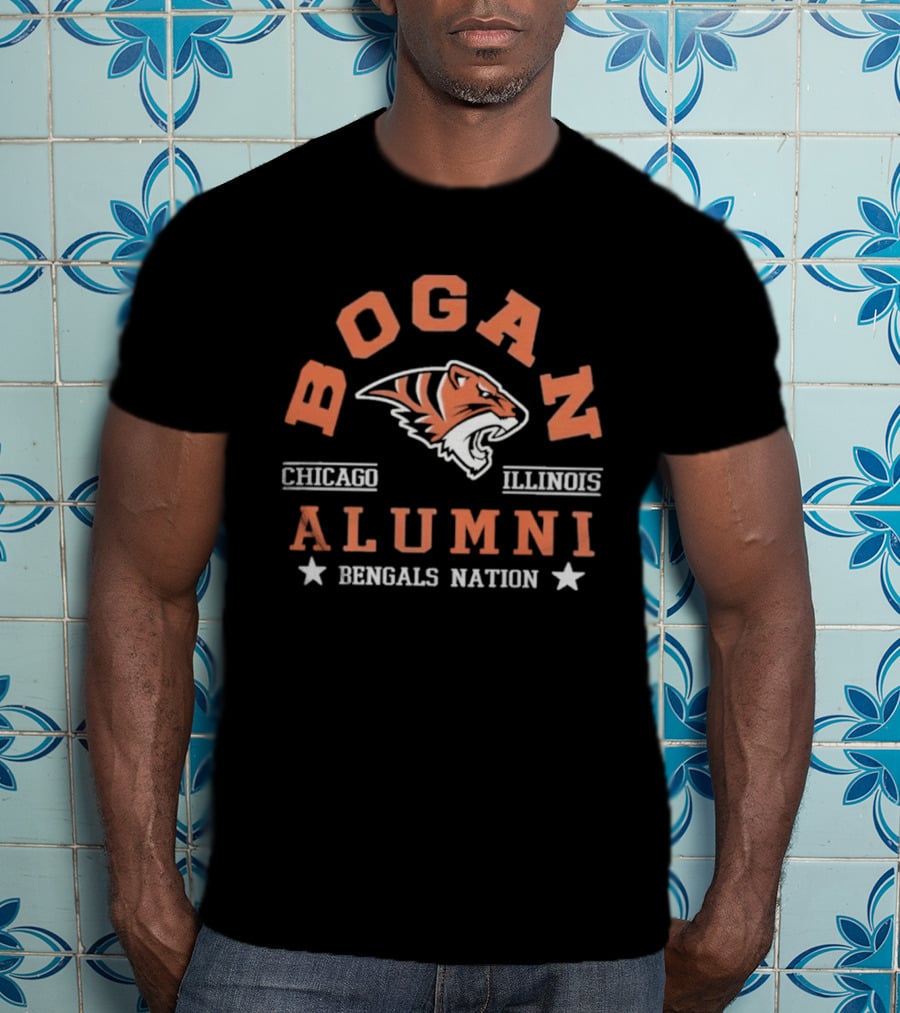 Bogan Chicago Illinois Alumni Bengals Nation T-Shirt
