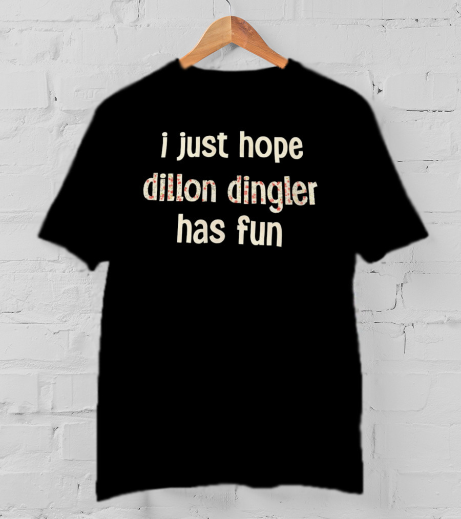 Dillon Dingler Detroit Tigers I Just Hope Has Fun Floral T-Shirt