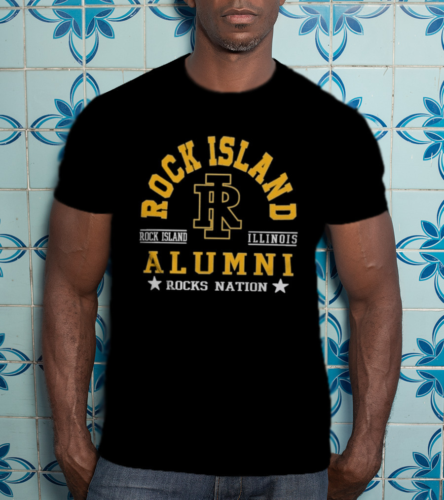 Rock Island Illinois Alumni Rocks Nation IR T-Shirt