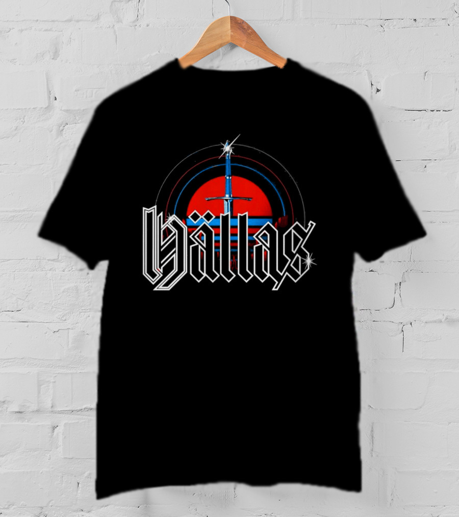 Hällas Sword Circle Red Blue T-Shirt