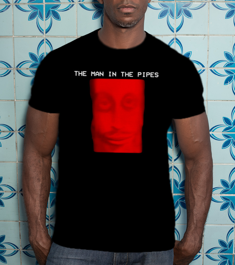 Scary Entity Red Face Man In The Pipes T-Shirt