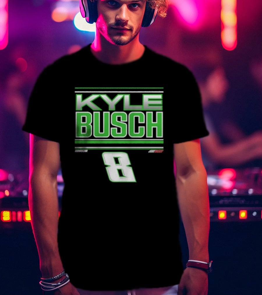 Kyle Busch Number 8 Racing Nascar T-Shirt