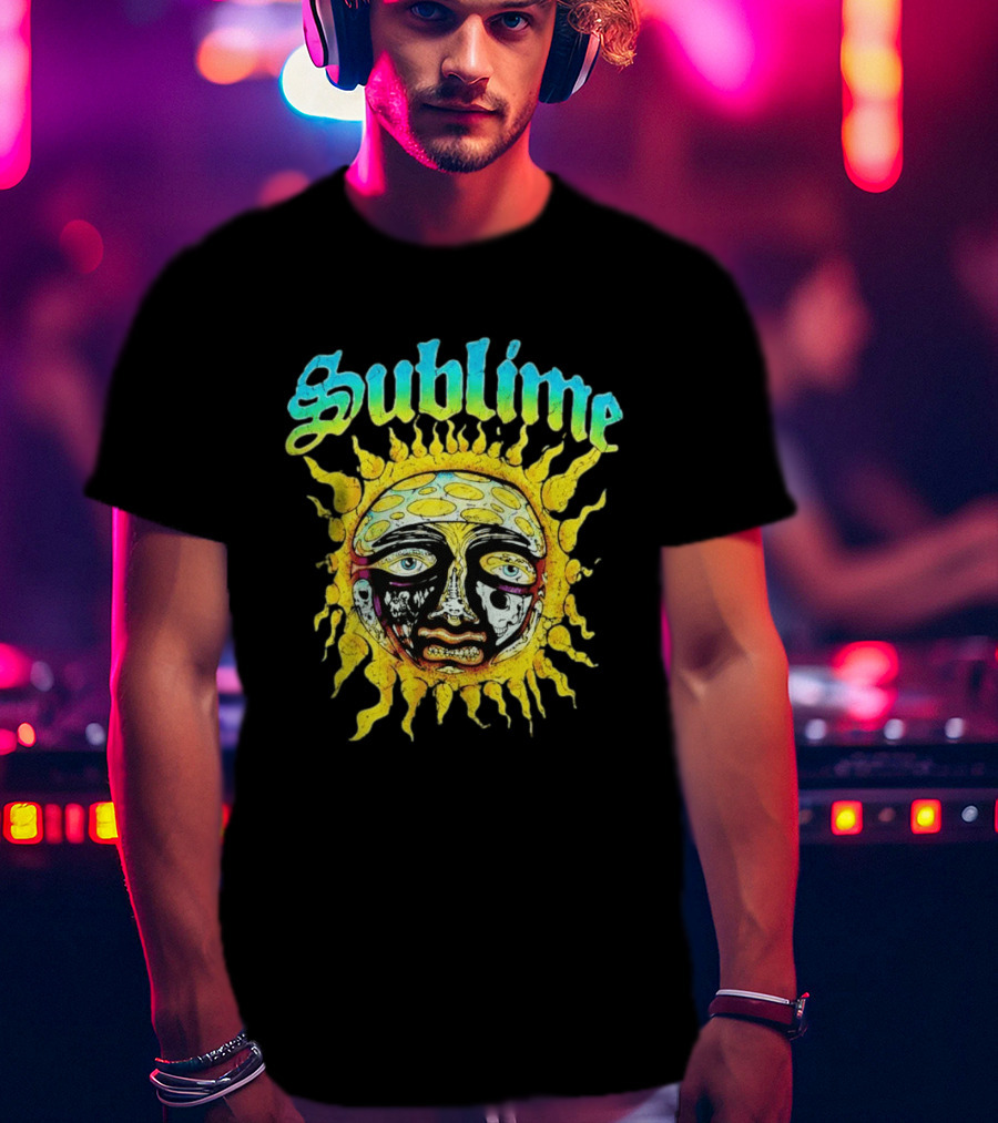 Sublime Sun Artwork Netherlands UK Tour 2026 T-Shirt