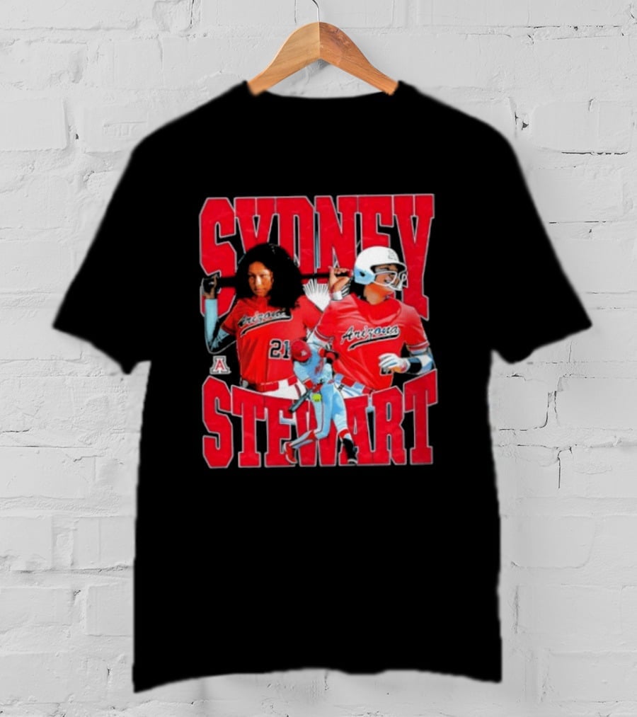 Sydney Stewart Arizona Wildcats NCAA Softball Team T-Shirt