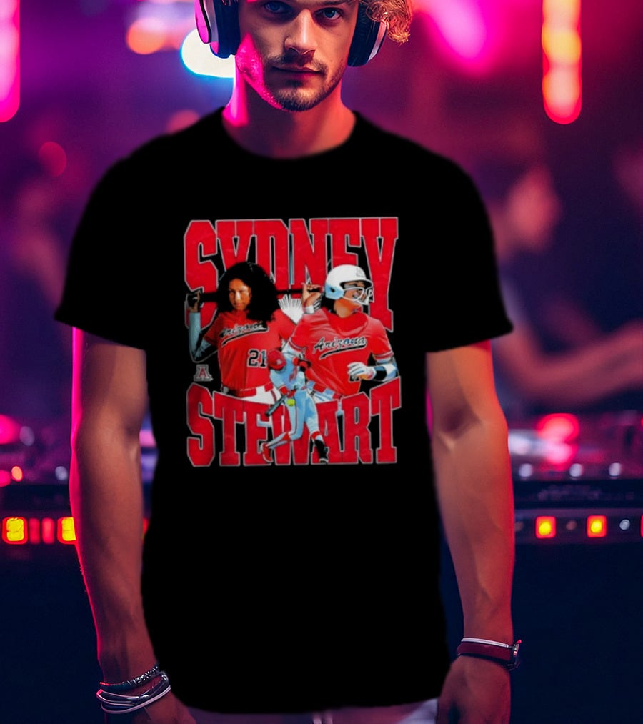 Sydney Stewart Arizona Wildcats NCAA Softball Team T-Shirt