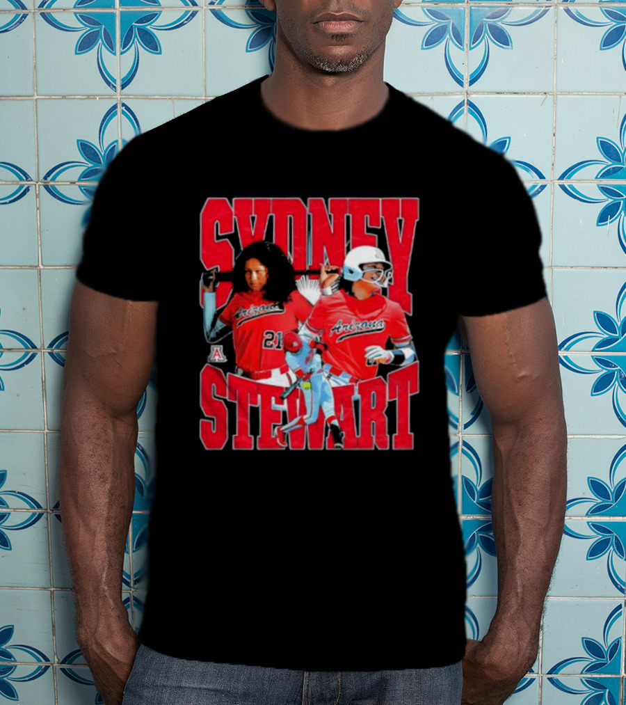 Sydney Stewart Arizona Wildcats NCAA Softball Team T-Shirt