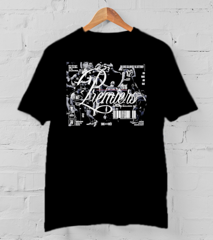 Western Bulldogs Premiers 2016 AFL Legends T-Shirt