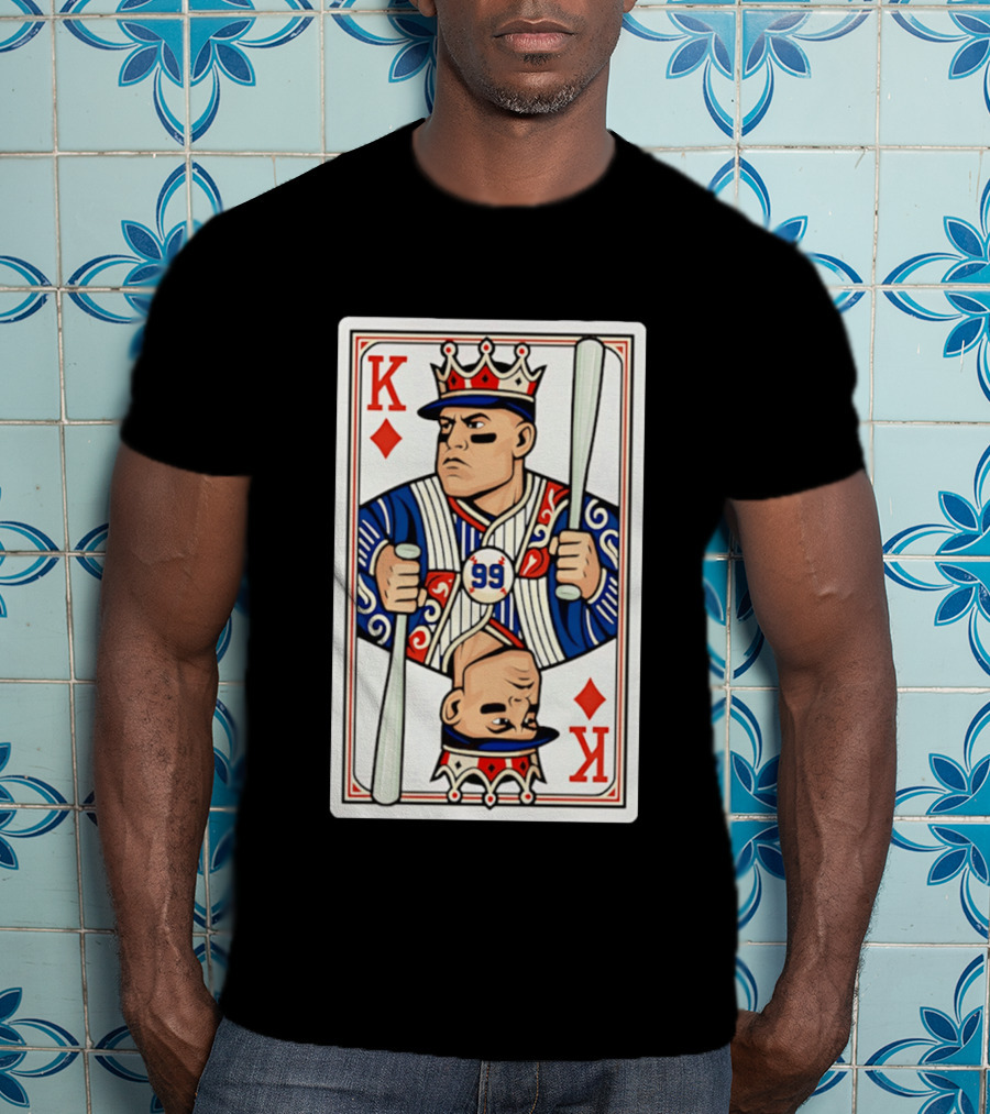 Aaron Judge New York Yankees King Of Diamonds 99 Batting Legend T-Shirt