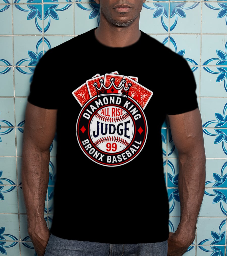 Diamond King All Rise Judge 99 Bronx Baseball T-Shirt