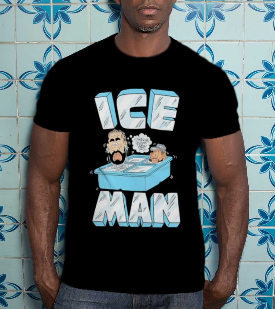 Iceman Fronko Musta Drew Diss Caricature Drake T-Shirt
