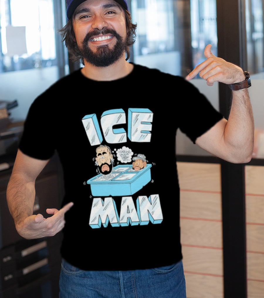Iceman Fronko Musta Drew Diss Caricature Drake T-Shirt