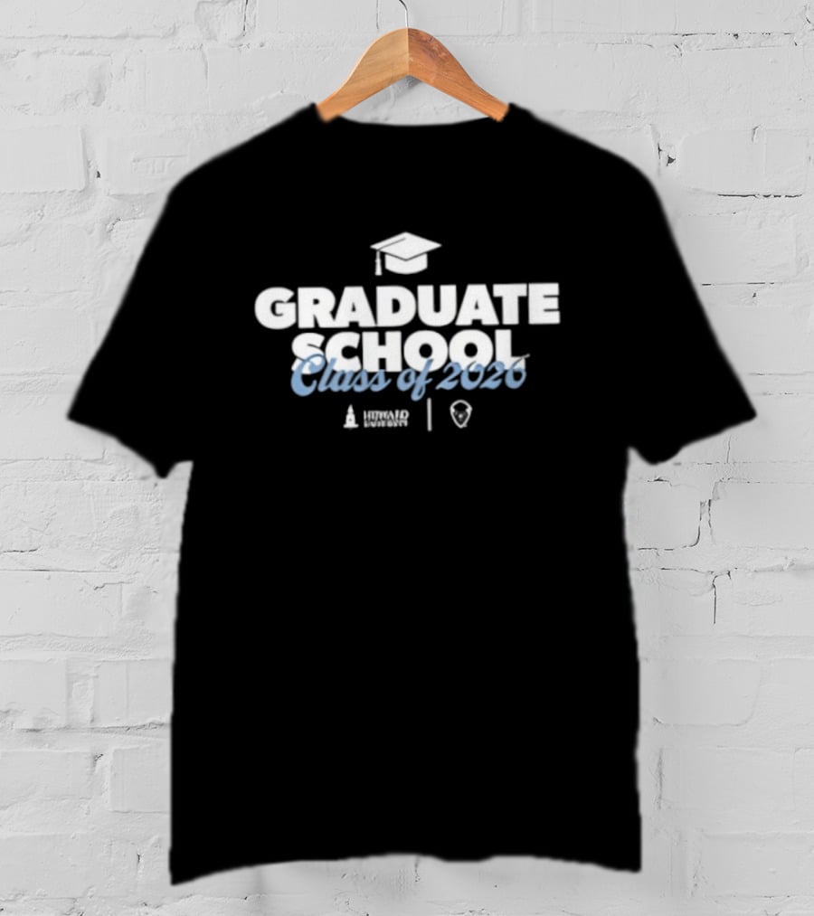 Howard University Graduate School Class Of 2026 Graduation Cap T-Shirt