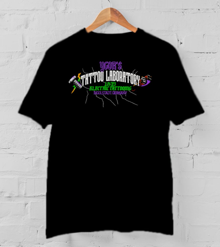 Igor's Tattoo Laboratory Live Electric Tattooing Cool Static Charge T-Shirt