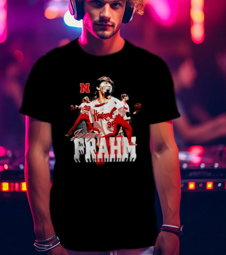 Jordyn Frahm Huskers 98 Nebraska Cornhuskers NCAA Softball T-Shirt