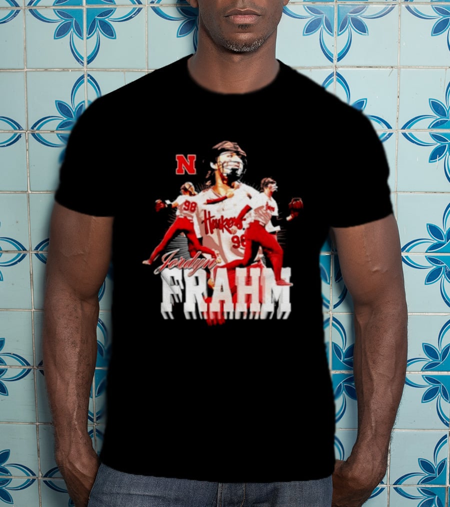 Jordyn Frahm Huskers 98 Nebraska Cornhuskers NCAA Softball T-Shirt