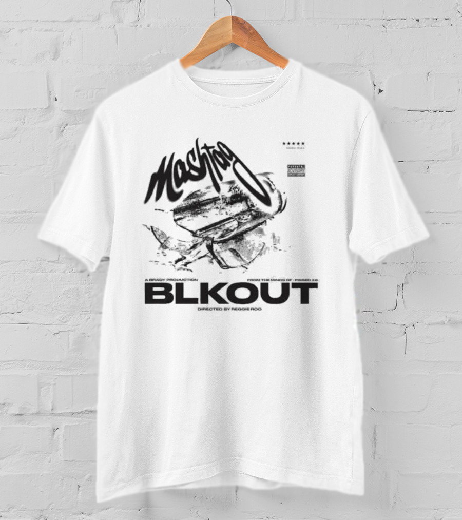 BLKOUT Machin Directed By Reggie Roo T-Shirt