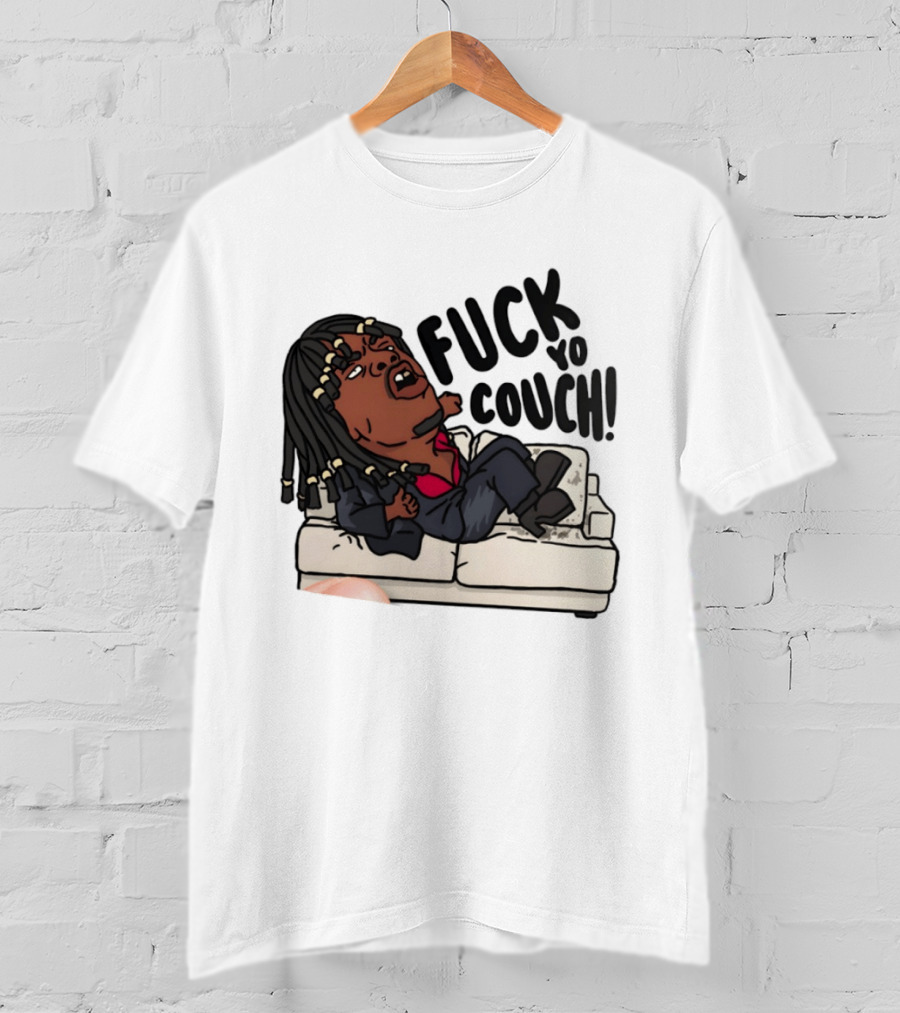 Chief Keef Fuck Yo Couch Illustrated Meme Drawing T-Shirt