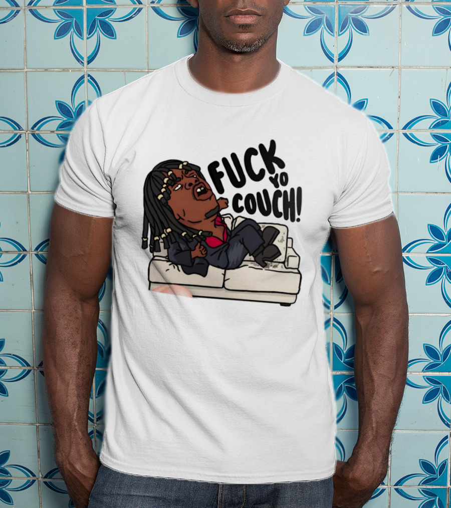 Chief Keef Fuck Yo Couch Illustrated Meme Drawing T-Shirt