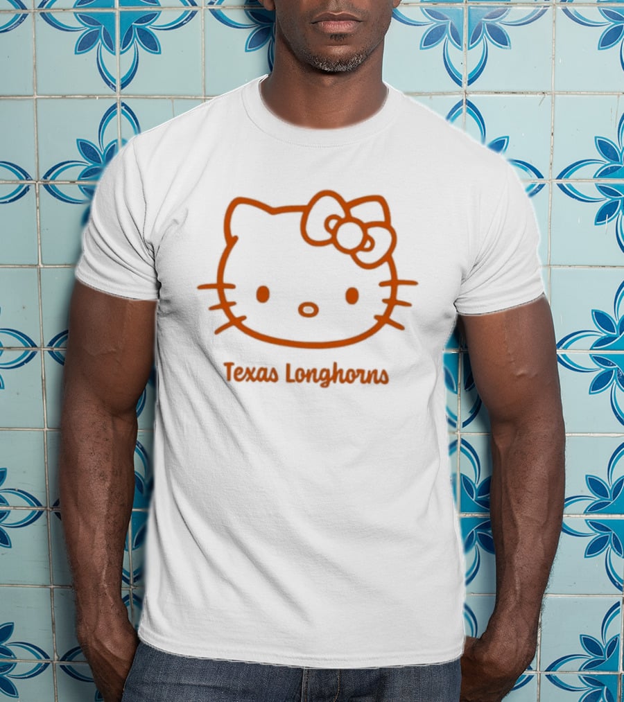 Texas Longhorns Hello Kitty Bow Out T-Shirt