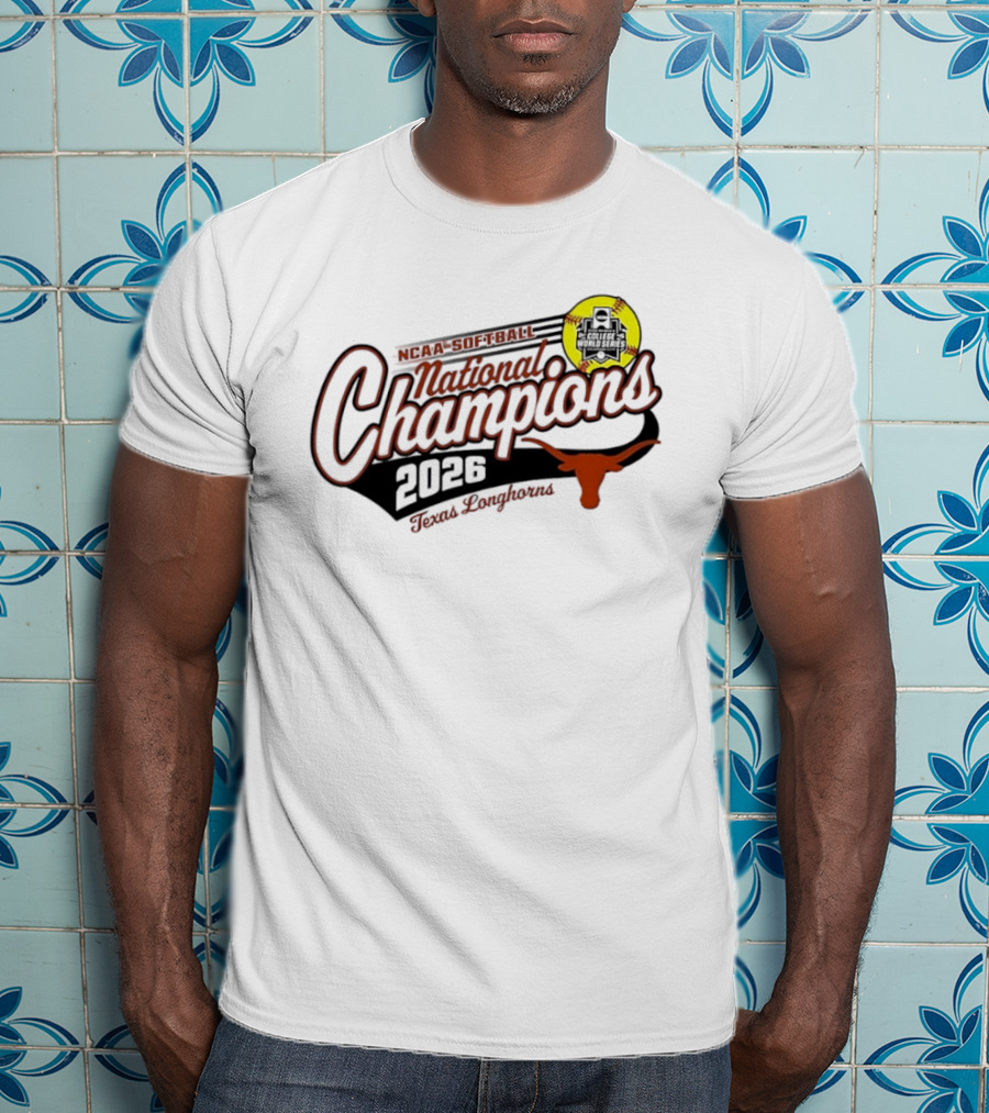 Texas Longhorns 2026 Softball National Champions T-Shirt