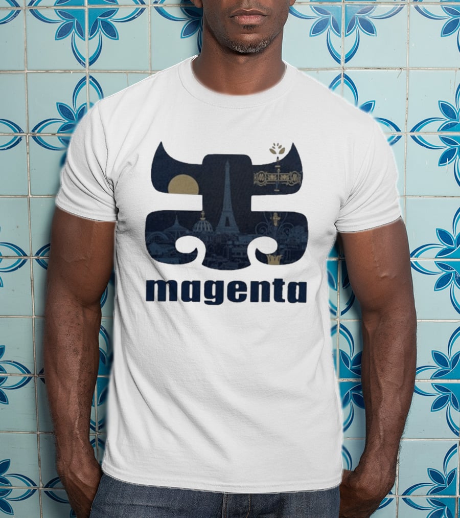 Magenta Skateboards Magenpath Ipath Eiffel Tower Paris Collab T-Shirt