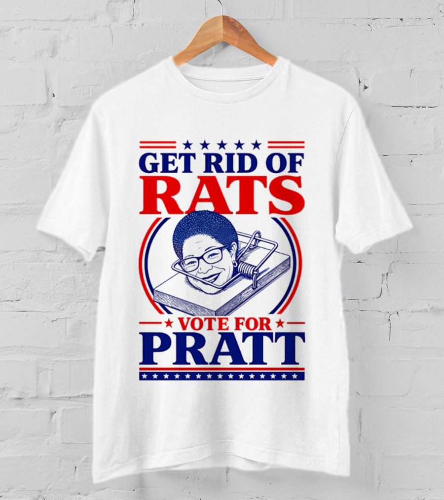 Get Rid Of Rats Vote For Pratt Political Campaign Humor T-Shirt