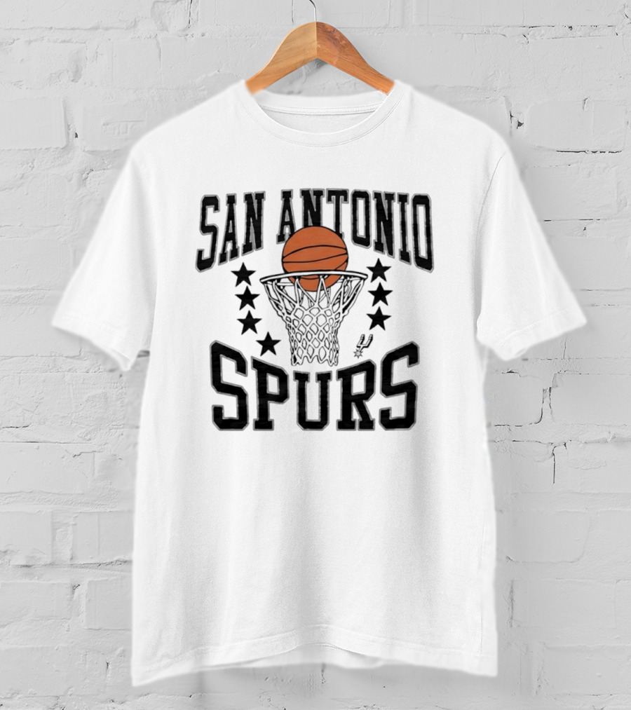 San Antonio Spurs Basketball Stars Nothin' But Net T-Shirt
