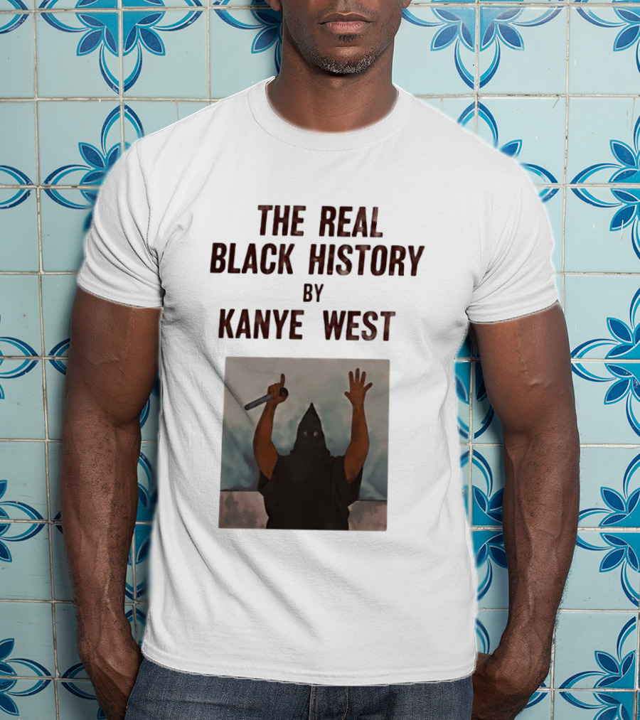 The Real Black History By Kanye West Mic Hands Up T-Shirt