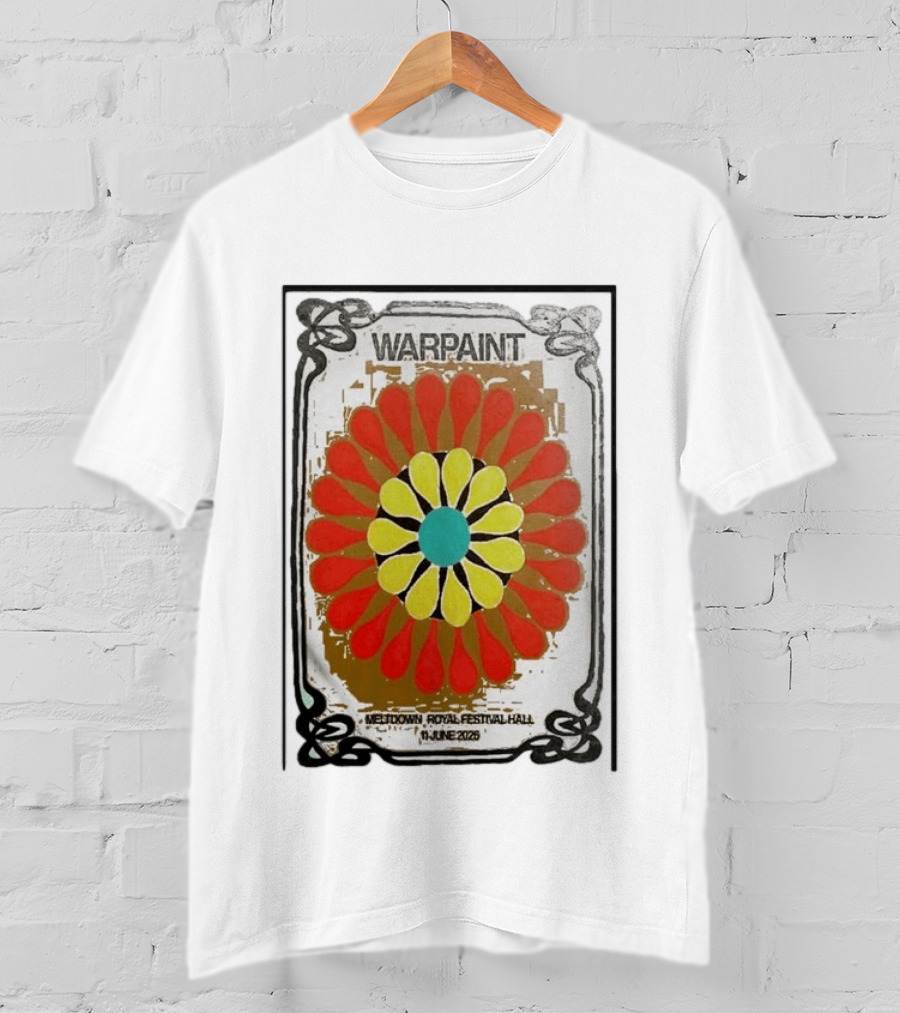 Warpaint Meltdown Royal Festival Hall June 11 2026 Flower T-Shirt