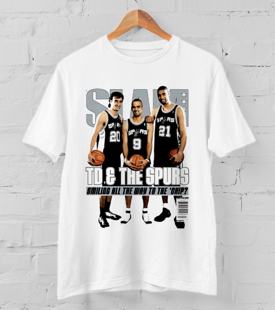 SLAM SP AS 20 9 21 TD & The Spurs Smiling All The Way To The Chip? T-Shirt