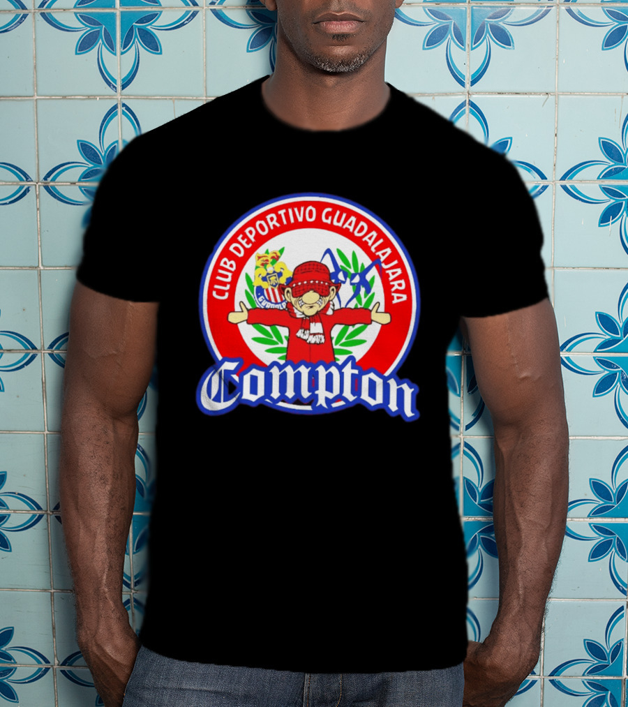 Compton Club Deportivo Guadalajara Rojiblanco T-Shirt