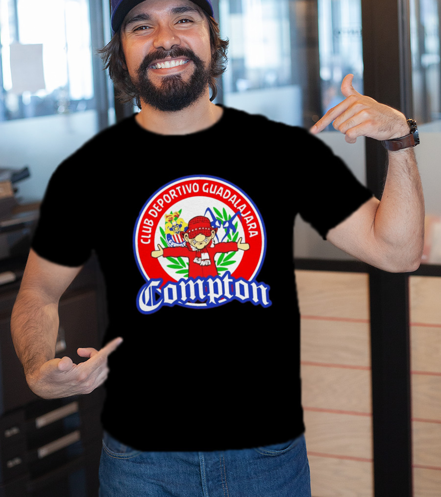Compton Club Deportivo Guadalajara Rojiblanco T-Shirt