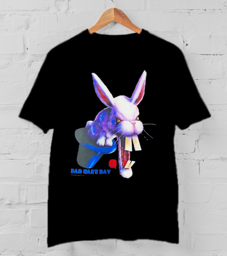 Goosebumps Bad Hare Day Evil Rabbit In Hat T-Shirt