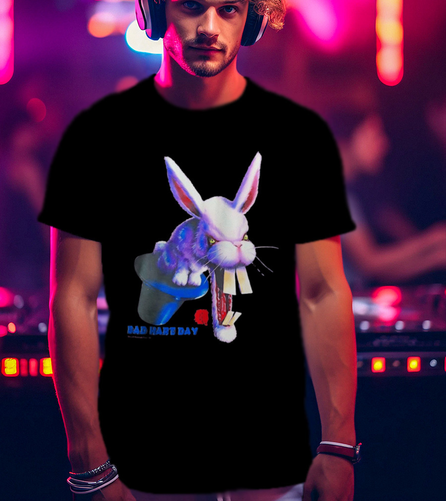 Goosebumps Bad Hare Day Evil Rabbit In Hat T-Shirt