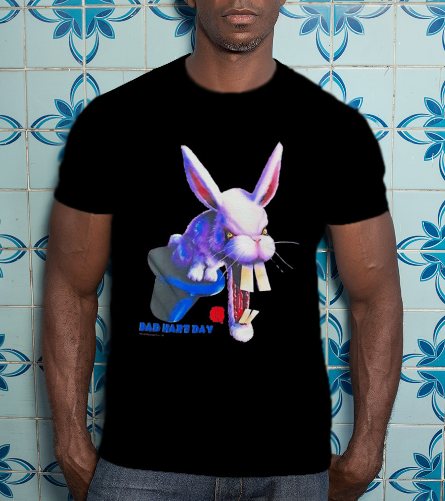 Goosebumps Bad Hare Day Evil Rabbit In Hat T-Shirt
