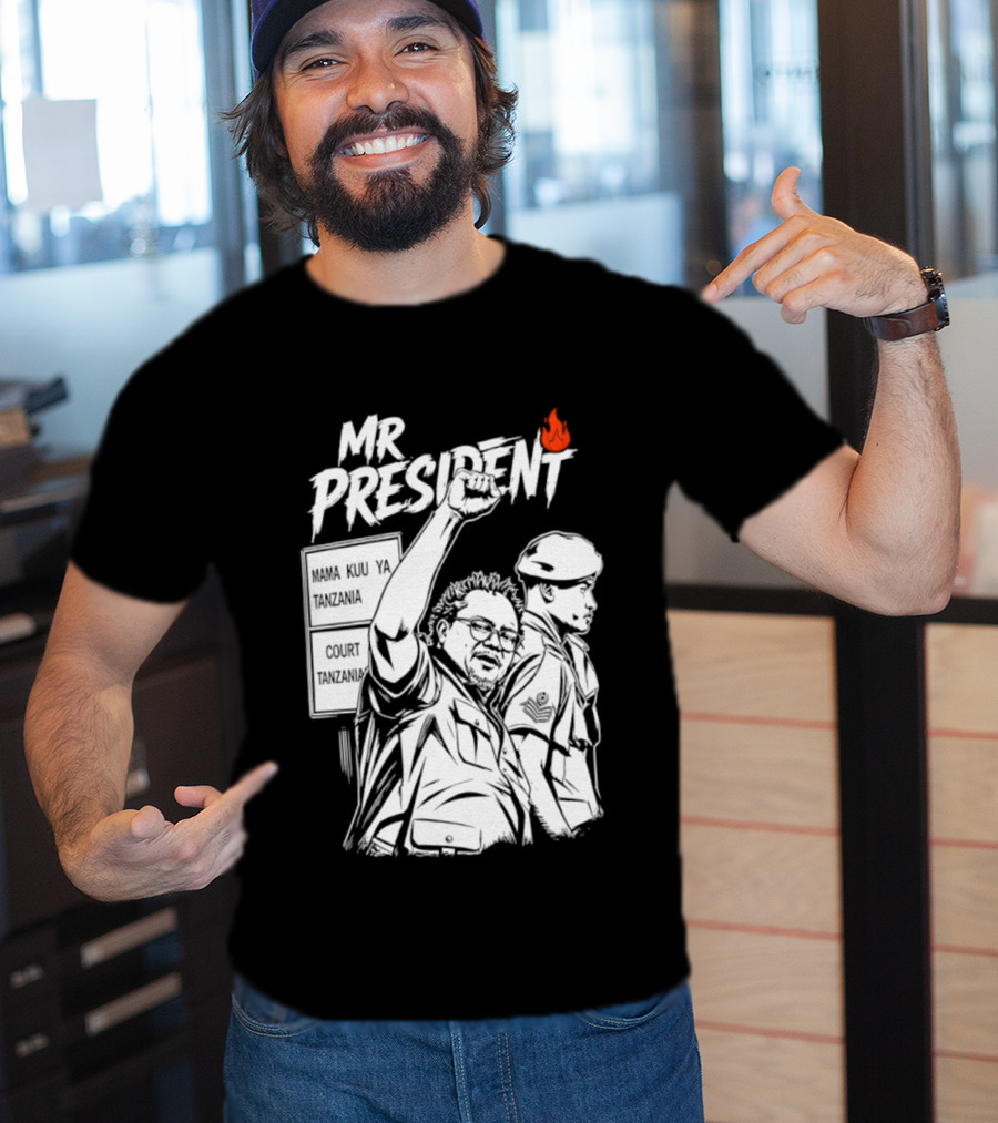 Mr President Mama Kuu Ya Tanzania Court Flame T-Shirt