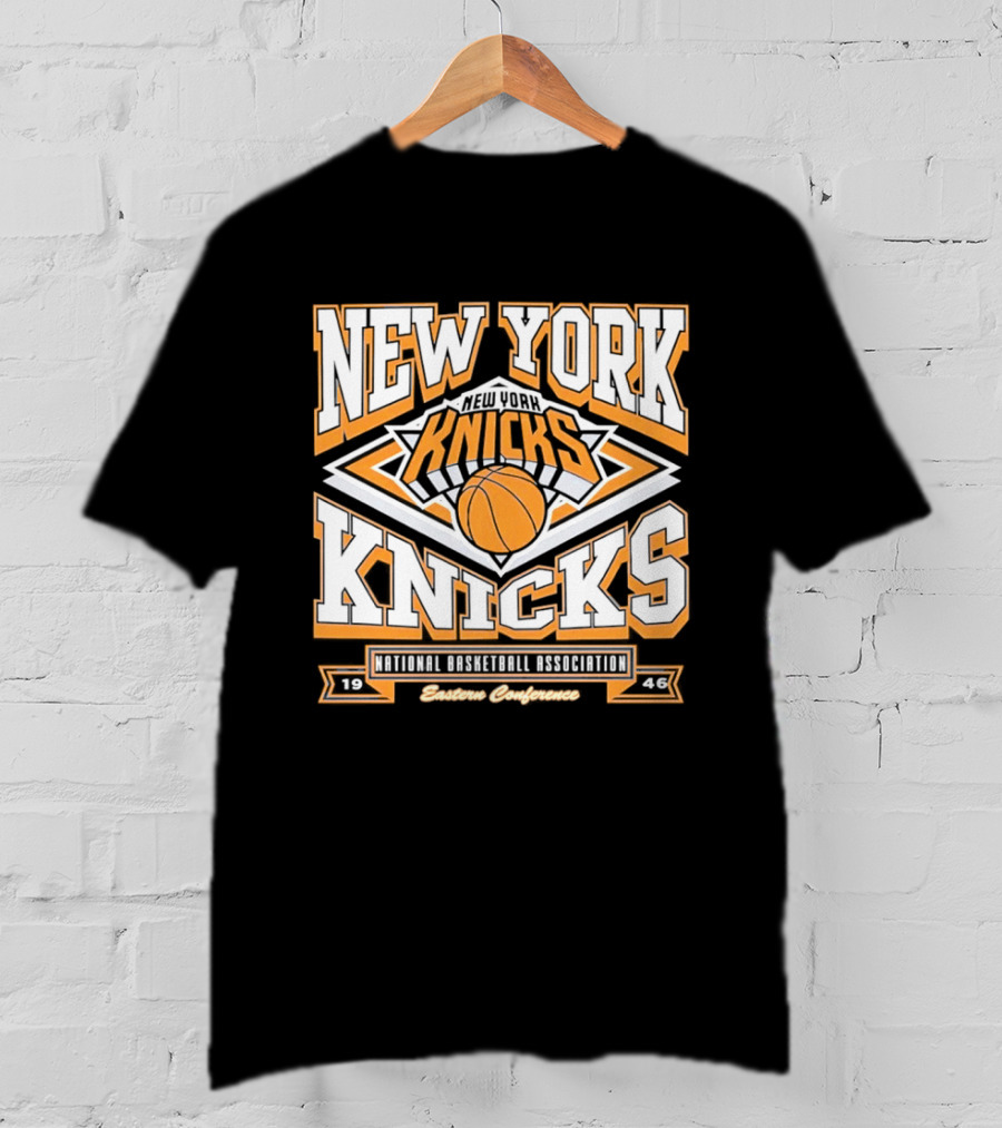 New York Knicks 1946 National Basketball Association Eastern Conference Heritage 2026 Season T-Shirt