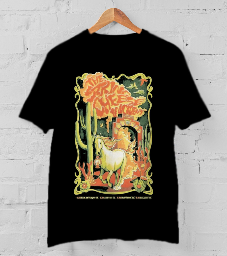 The String Cheese Incident Horse Cacti May 30 2026 Houston TX T-Shirt