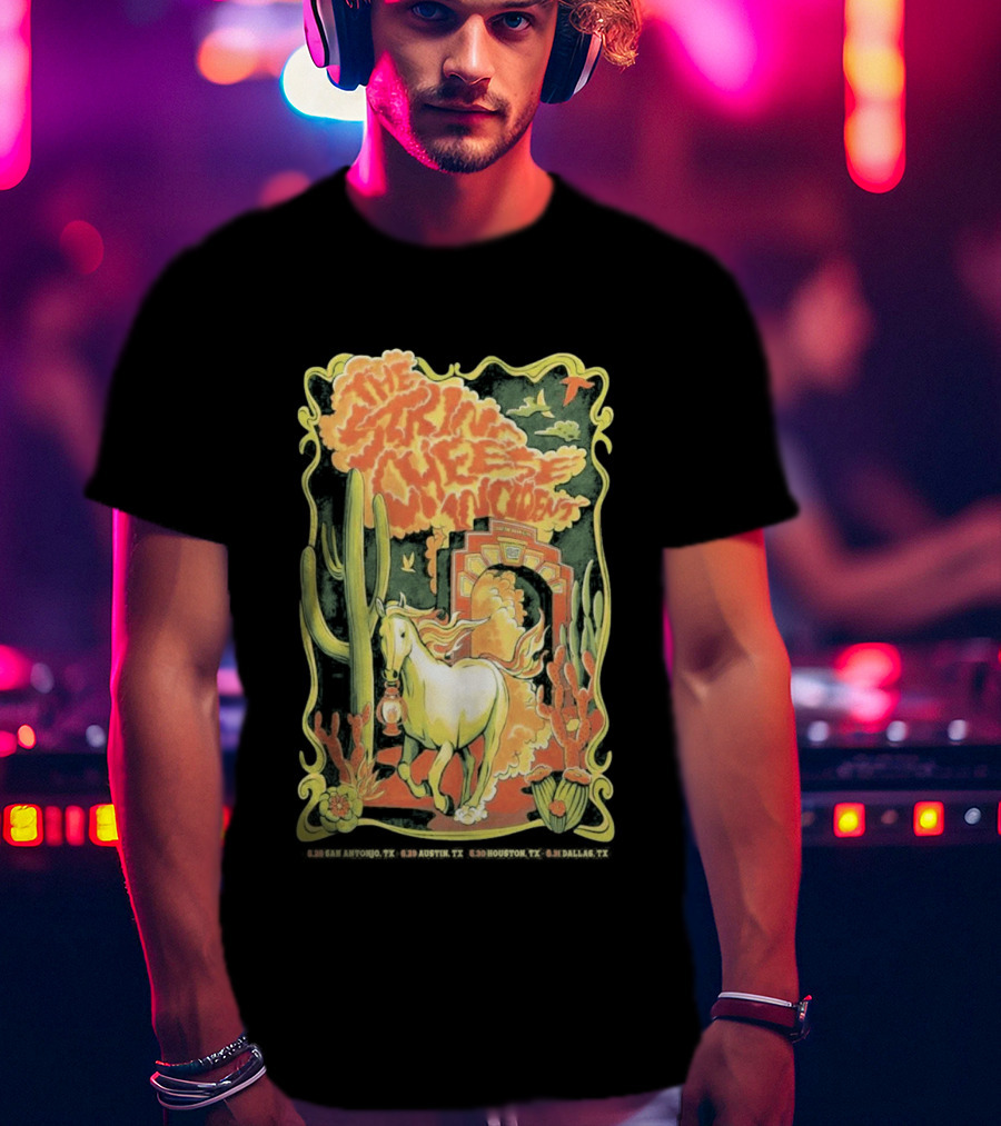 The String Cheese Incident Horse Cacti May 30 2026 Houston TX T-Shirt