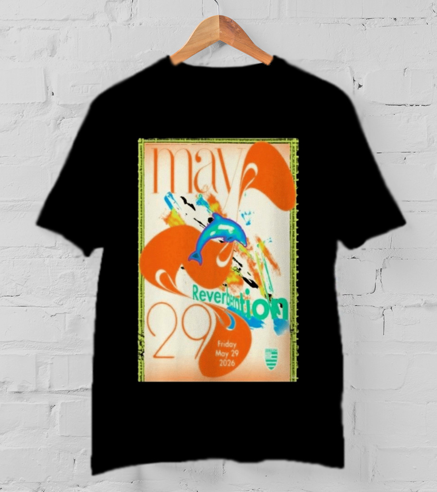 Reverberation Dolphin Event May 29 2026 Zebulon Los Angeles CA T-Shirt