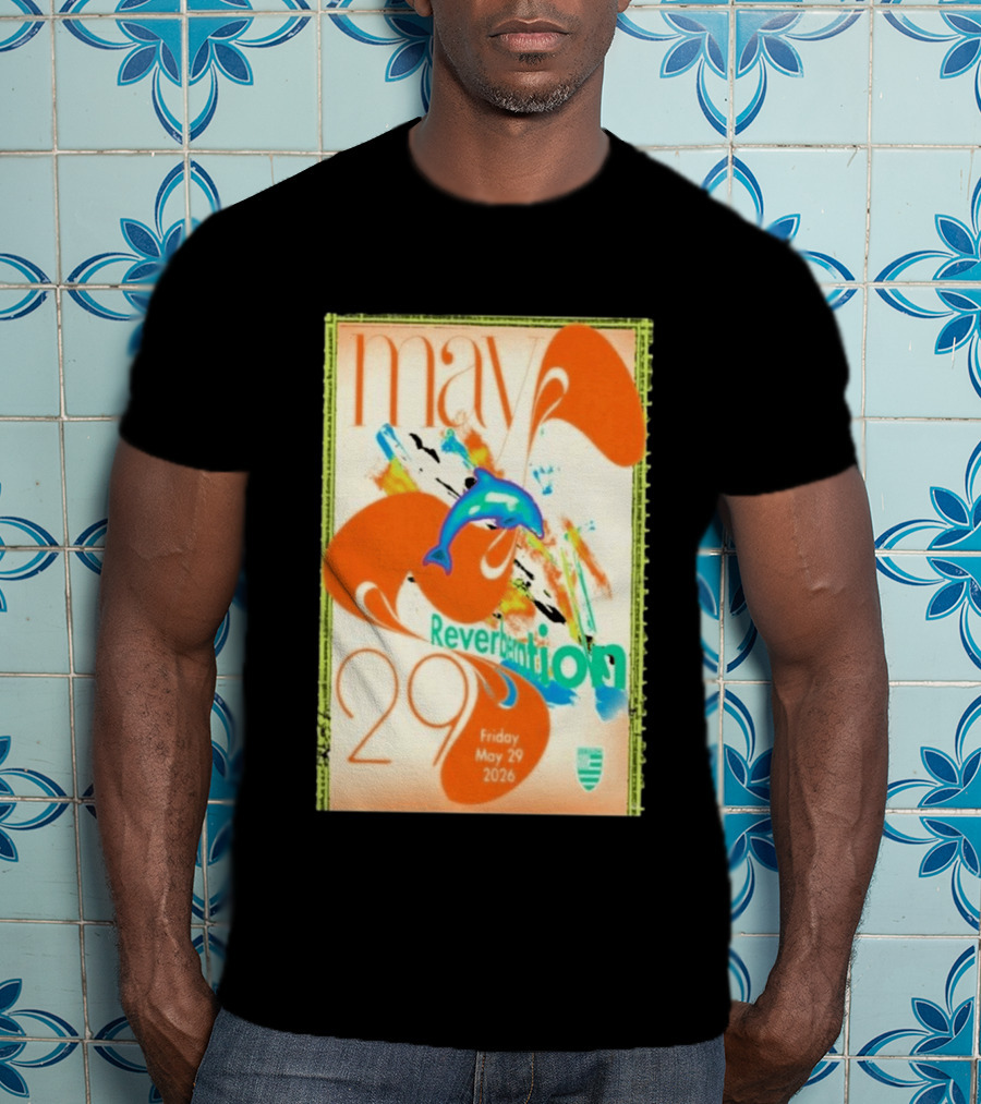 Reverberation Dolphin Event May 29 2026 Zebulon Los Angeles CA T-Shirt