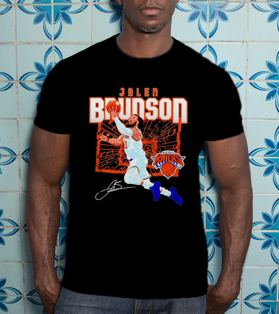 Jalen Brunson New York Knicks Breaking Barriers 2026 Season Explosion T-Shirt