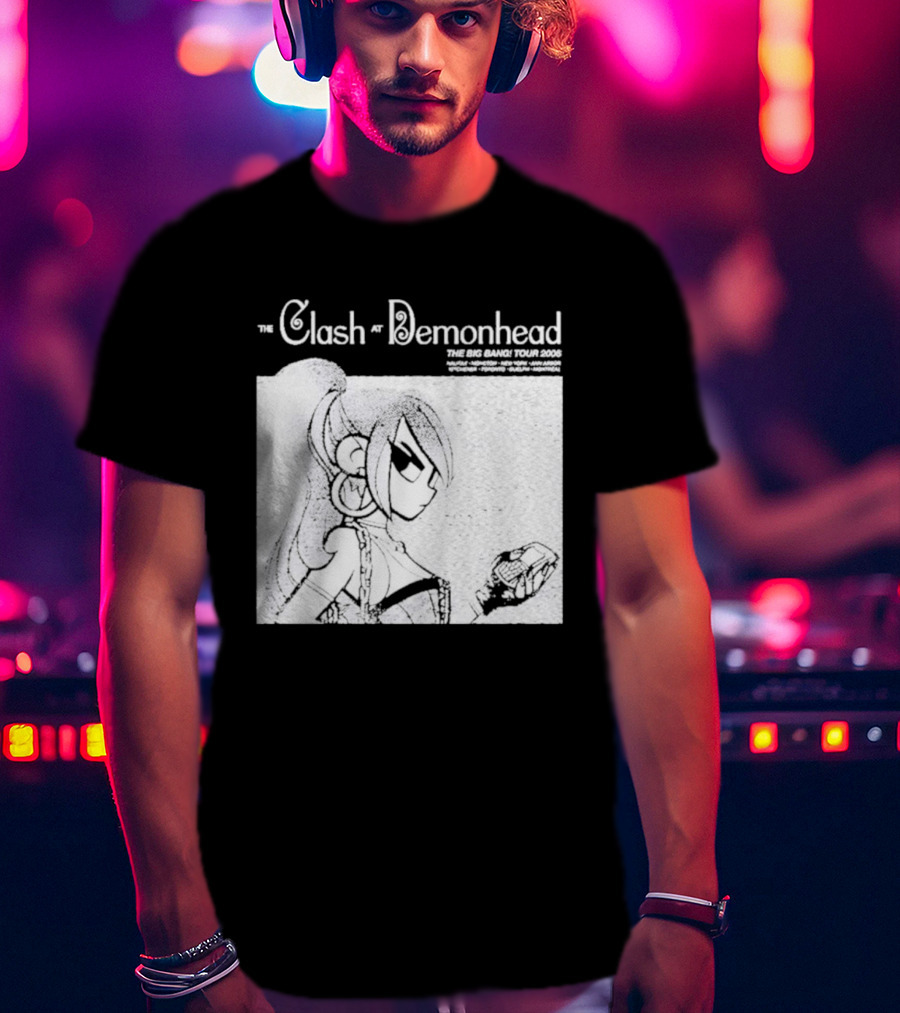 The Clash At Demonhead Tour 2006 Scott Pilgrim Vol 3 Infinite Sadness 20th Anniversary T-Shirt