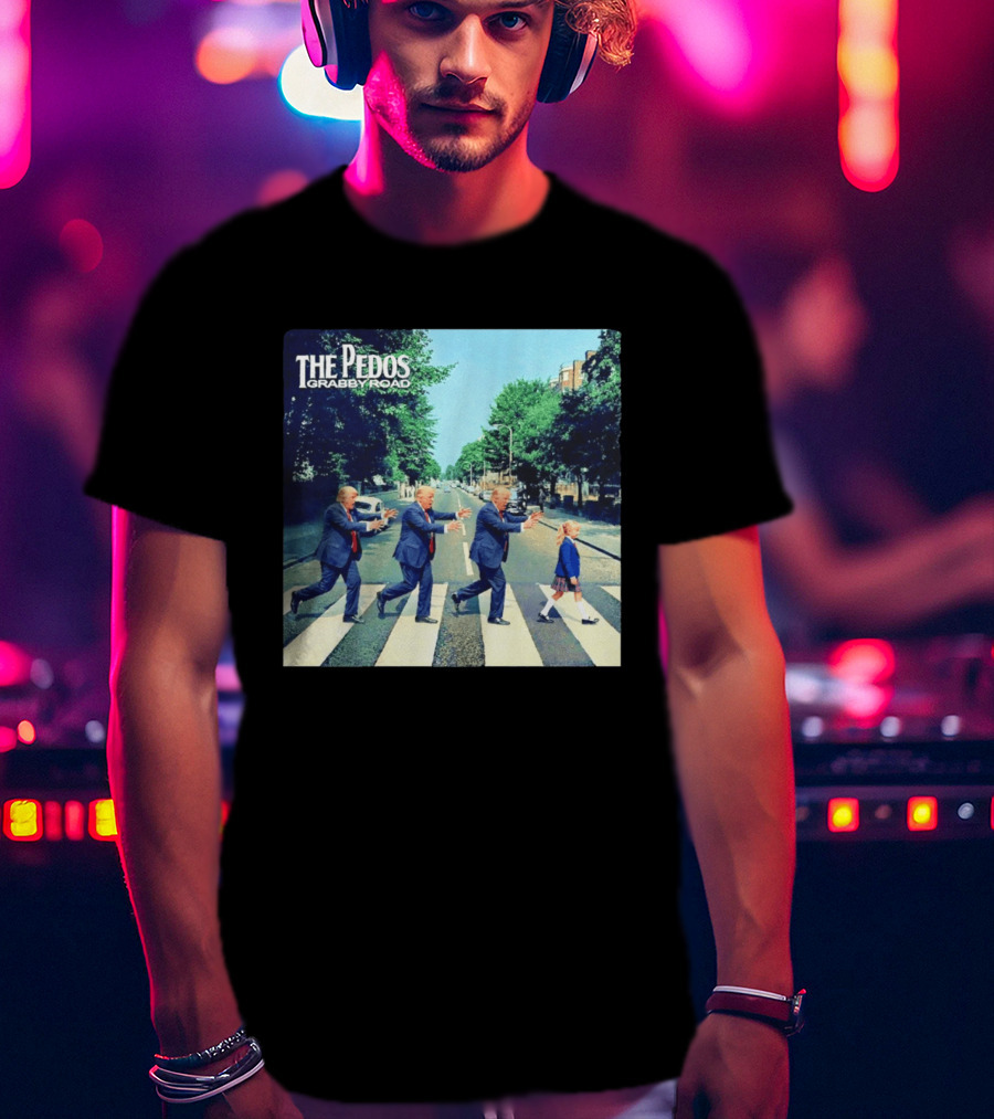 The Pedos Grabby Road Trump Chasing A Girl T-Shirt