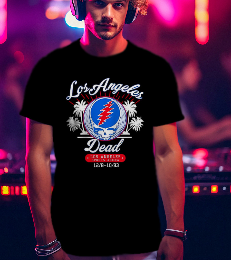 Los Angeles Dead Sports Arena 12/8 10/93 Steal Your Face T-Shirt