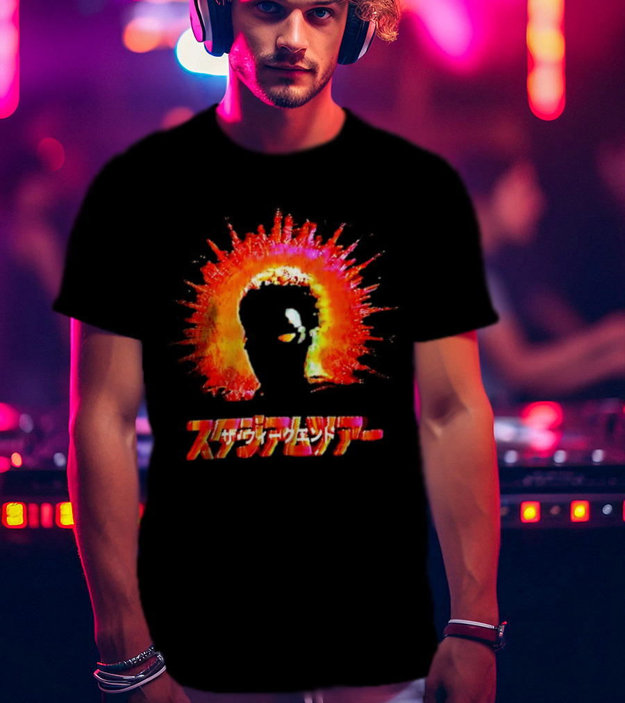 The Weeknd Cyberpunk Japanese Art Explosion T-Shirt
