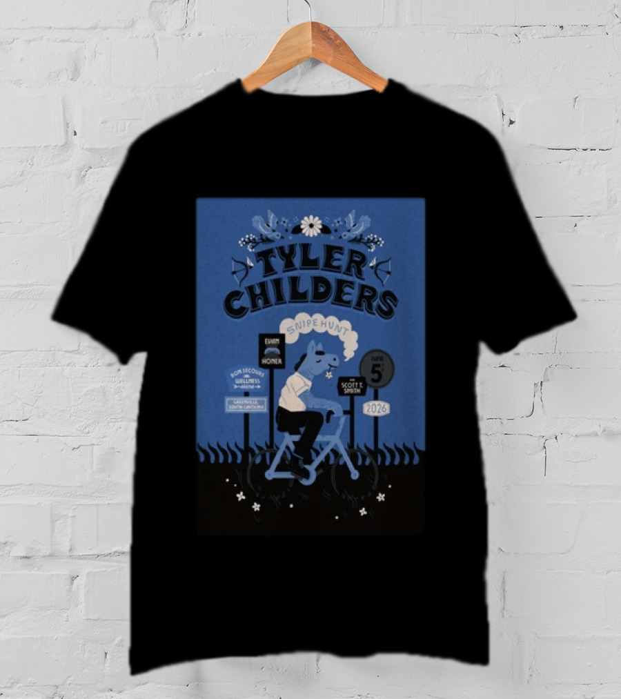 Tyler Childers Snipe Hunt Live At Bon Secours Wellness Arena Greenville June 5 2026 T-Shirt