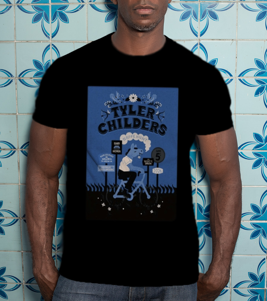 Tyler Childers Snipe Hunt Live At Bon Secours Wellness Arena Greenville June 5 2026 T-Shirt