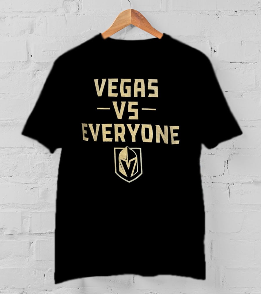 Vegas Golden Knights Vegas Vs Everyone NHL Iconic Team Rivalry T-Shirt